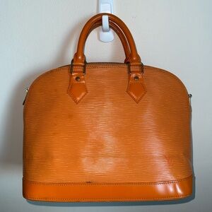 Louis Vuitton Alma PM in Mandarin Orange Epi Leather